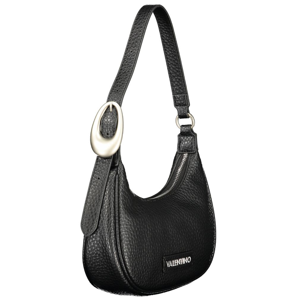 Mario Valentino Black Polyurethane Women Handbag