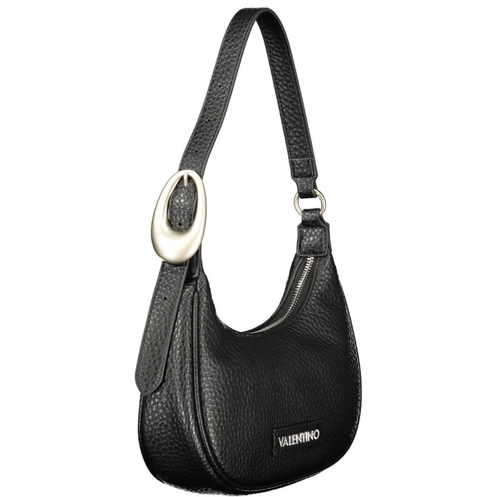 Mario Valentino Black Polyurethane Women Handbag