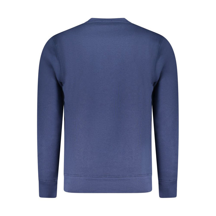 Rifle Blue Cotton Men Sweatshirt