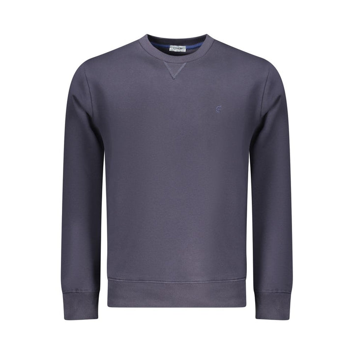 Coveri Moving Blue Cotton Men's Sweatshirt
