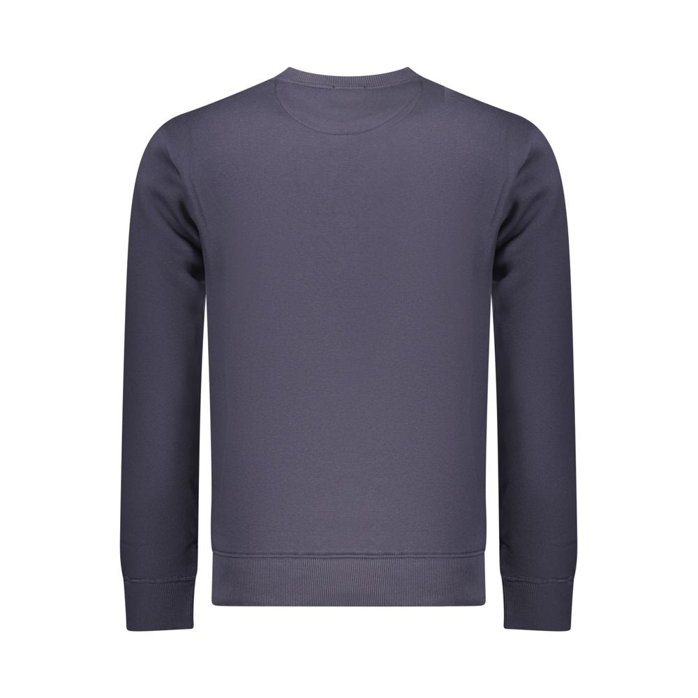 Coveri Moving Blue Cotton Men's Sweatshirt