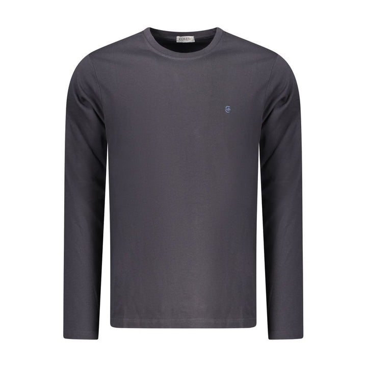 Coveri Moving Blu Cotton Men's T-Shirt