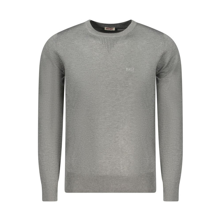 Rifle Grigio Viscosa Uomo Maglia