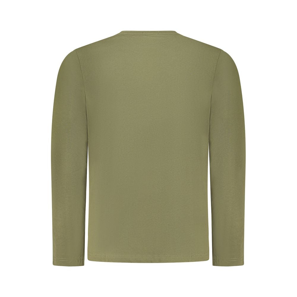 Coveri Moving Green Cotton Mens TShirt