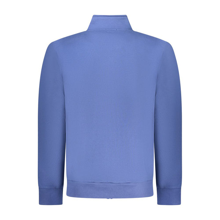 Coveri Moving Blue Cotton Men Sweatshirt