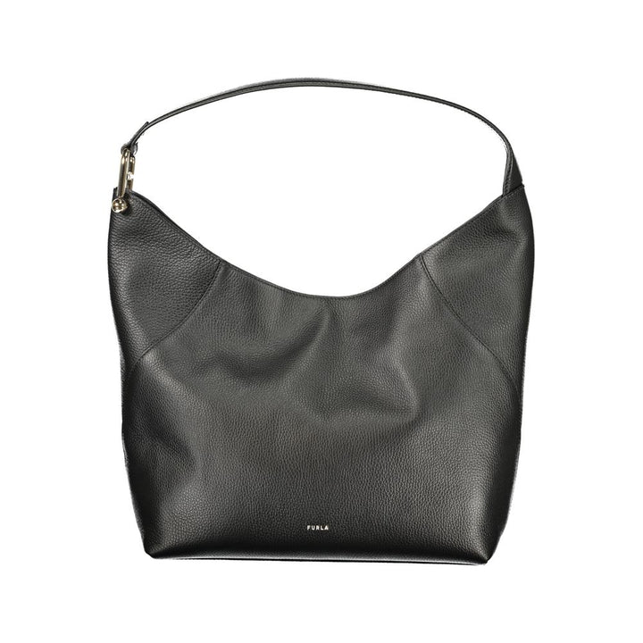 Furla Black Leather Handbag