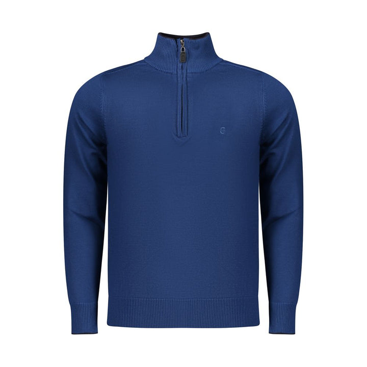 Coveri Moving Blue Nylon Sweatshirt