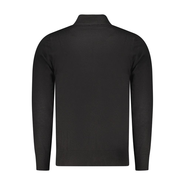 Coveri Moving Black Nylon Turtleneck