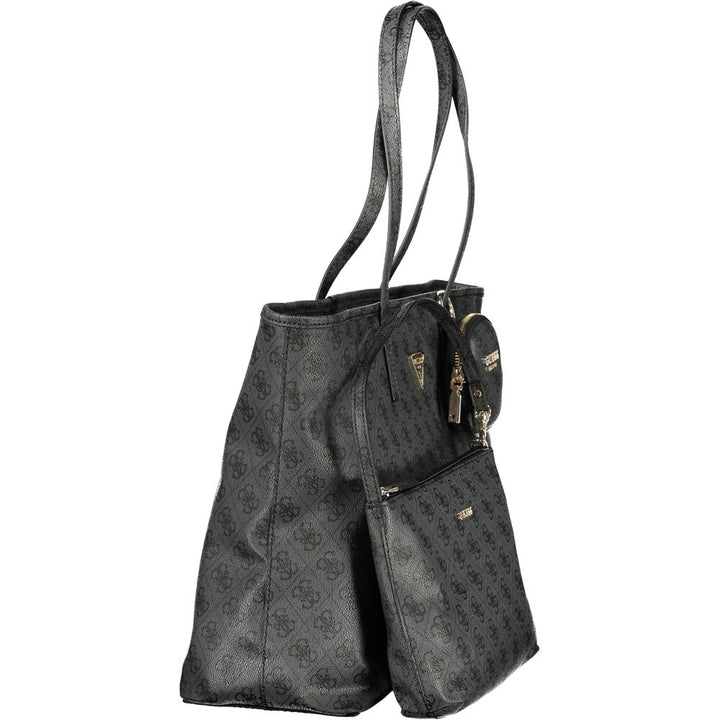 Guess Jeans Gray Polyethylene Handbag