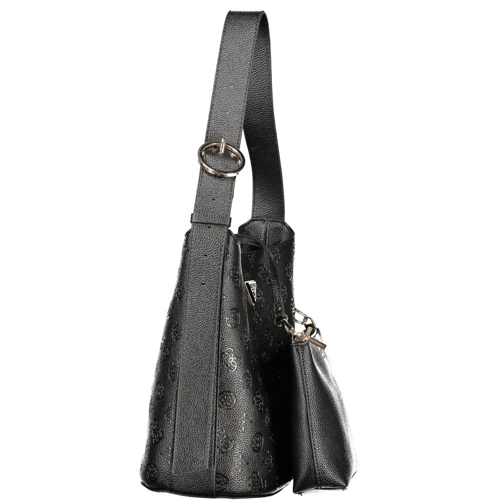 Guess Jeans Black Polyethylene Handbag