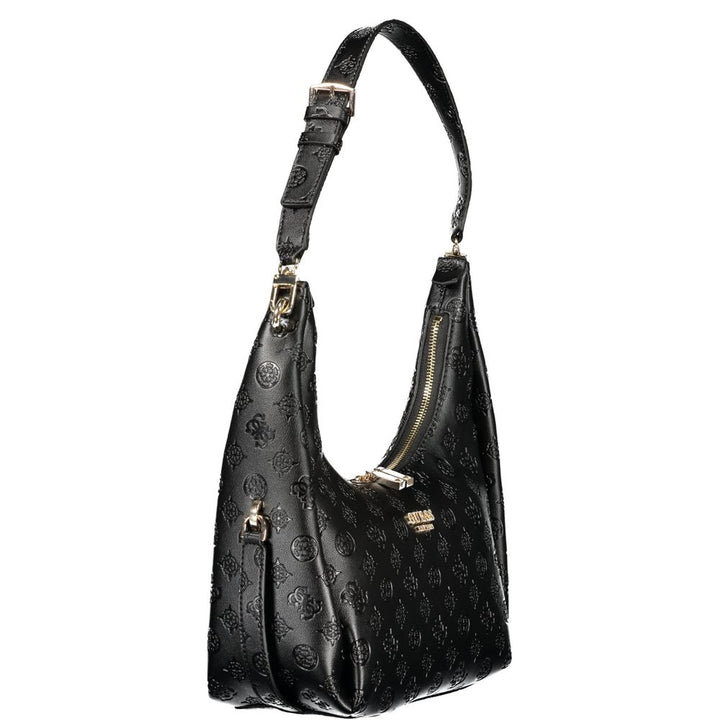 Guess Jeans Black Polyethylene Handbag