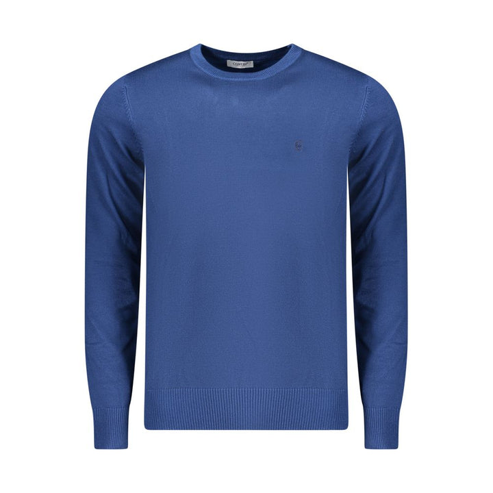 Coveri Moving Blue Viscose Men's Sweater