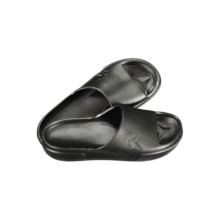 Calvin Klein Nero Polyurethane Mens Slipper