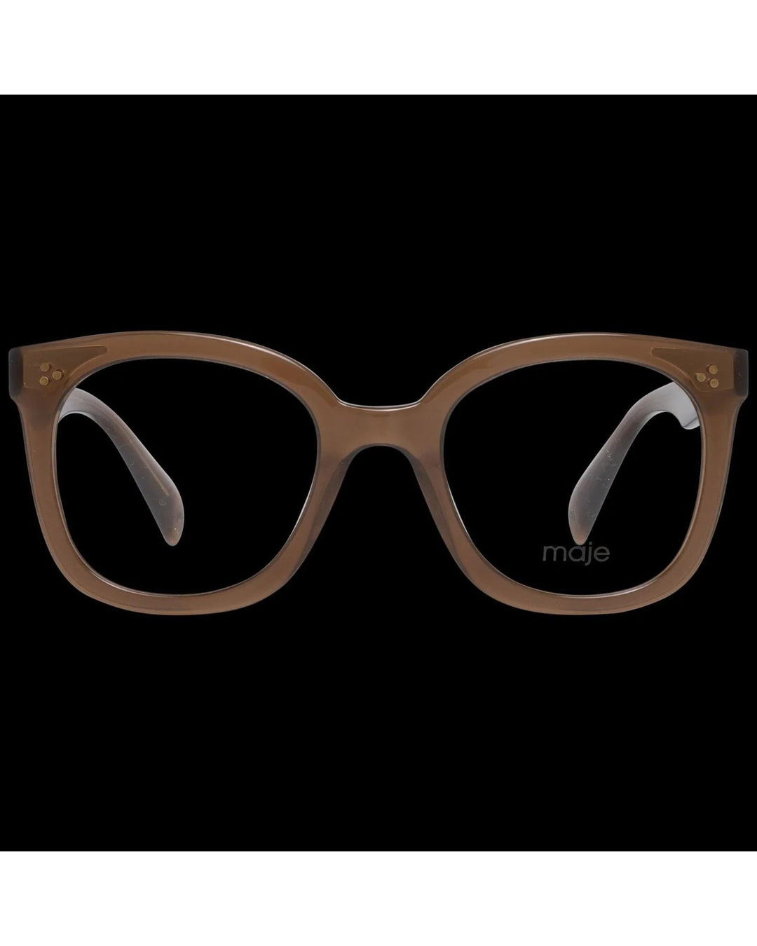 Maje Brown Plastic Glasses (Frames)