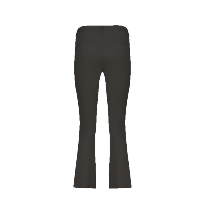 Herno Black Elastane Flared Pants