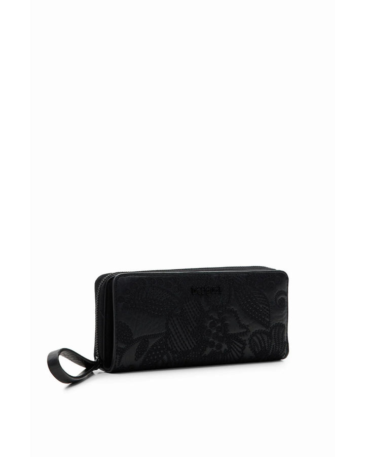 Desigual Black Leather Wallet