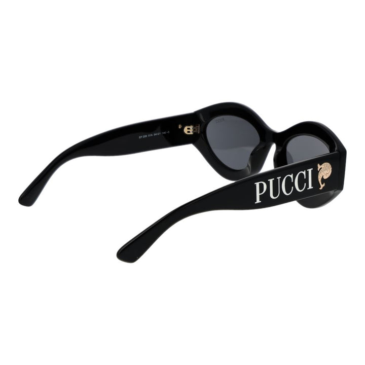 Emilio Pucci Black Acetate Sunglasses