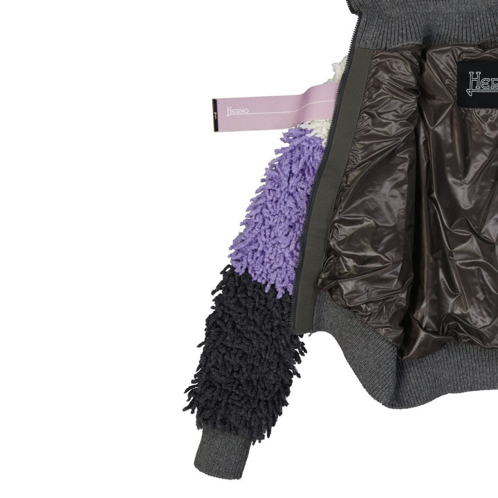 Herno Gray Polyamide Bomber