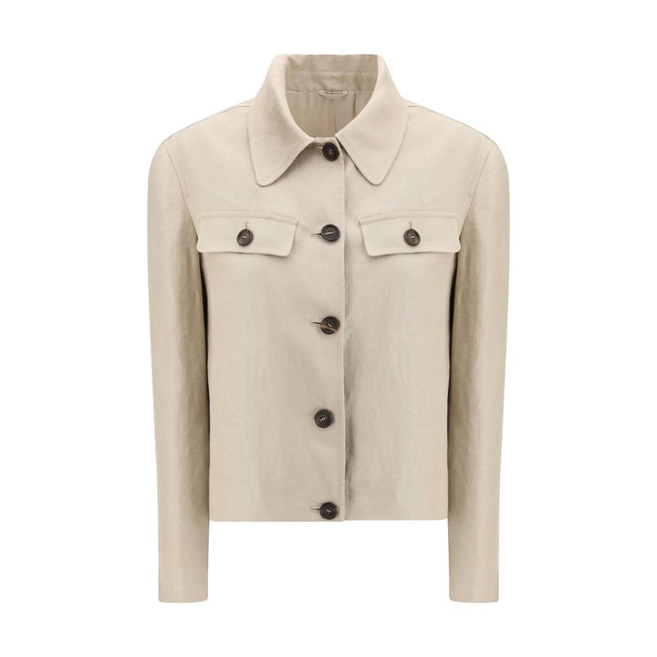 Brunello Cucinelli Beige Linen Clothing