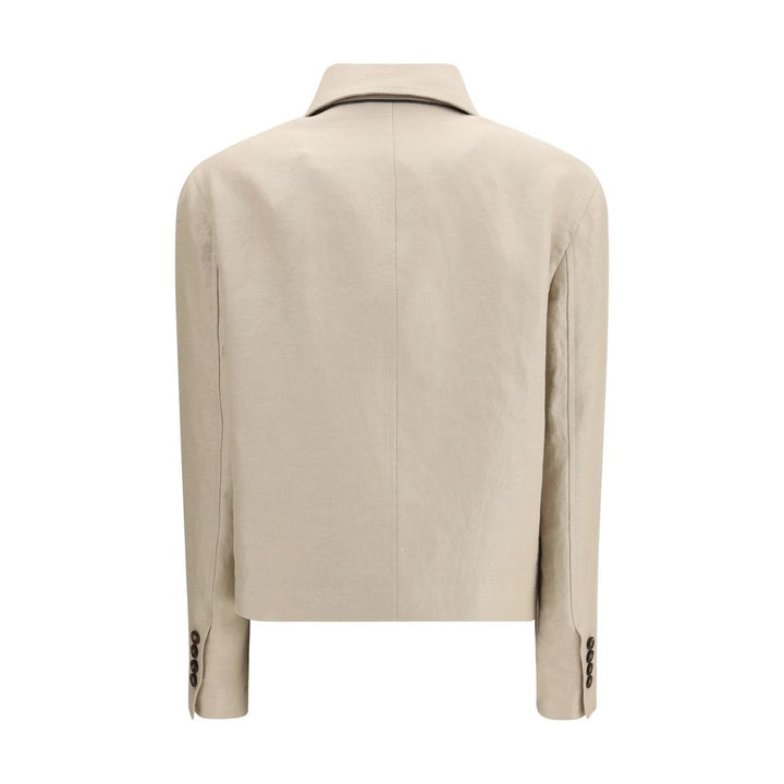 Brunello Cucinelli Beige Linen Clothing