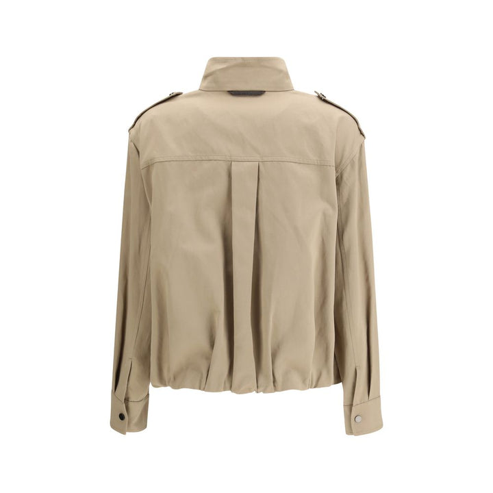 Brunello Cucinelli Beige Cotton Coat