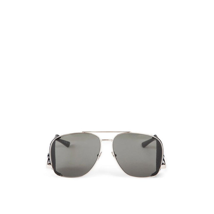Saint Laurent Silver Metal Sunglasses
