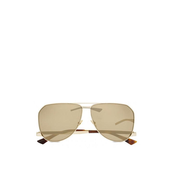 Saint Laurent Gold Metal Sunglasses