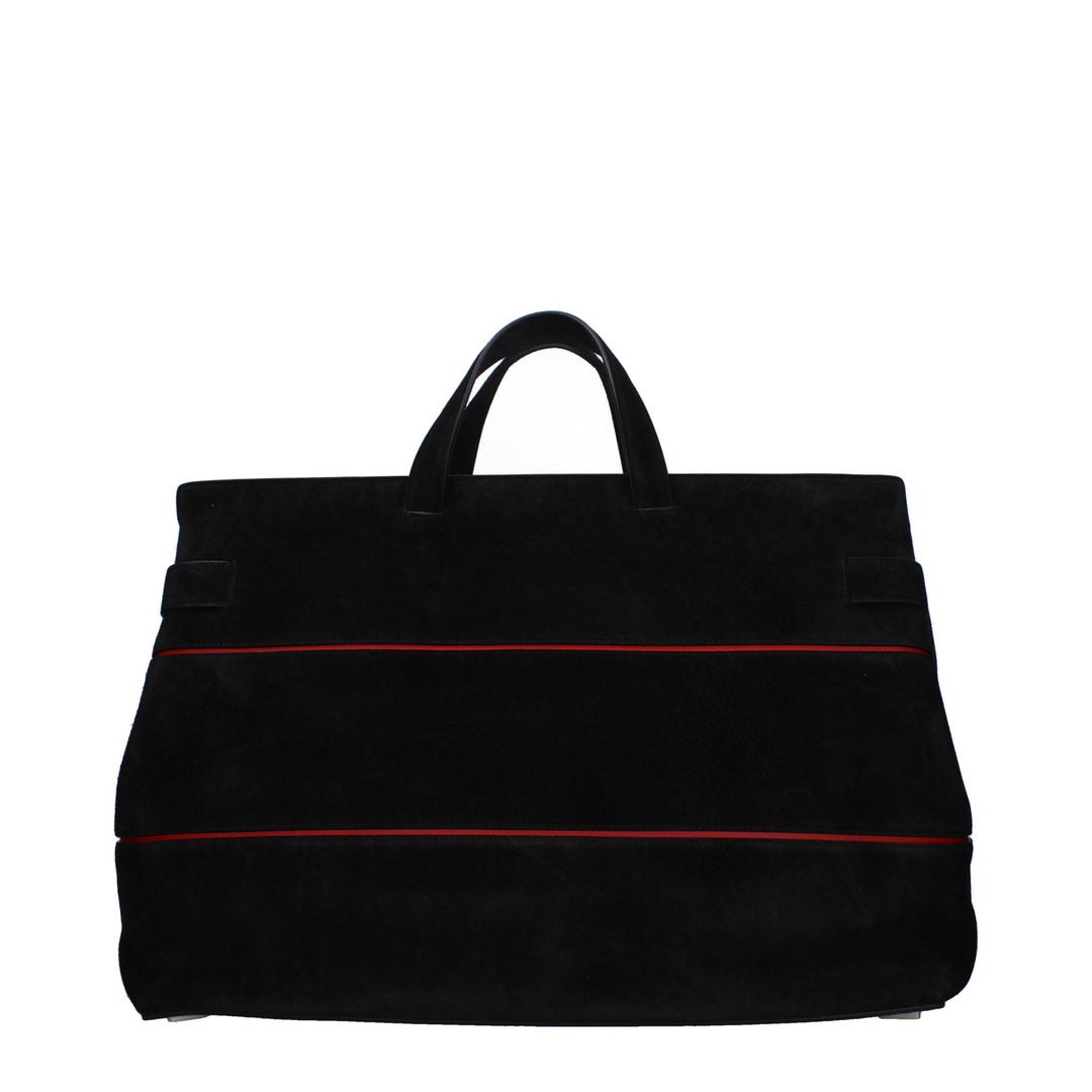 Salvatore Ferragamo Black Leather Handbag