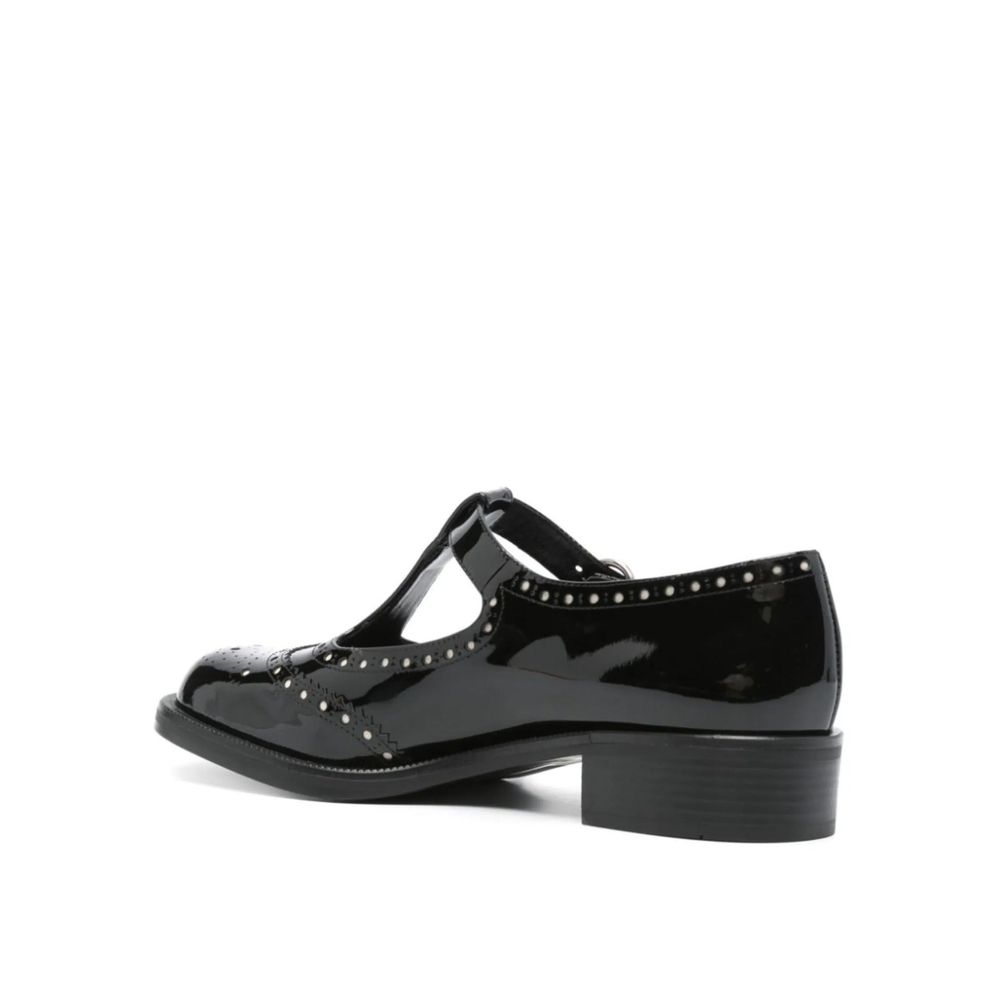 Miu Miu Black Calfskin Shoes