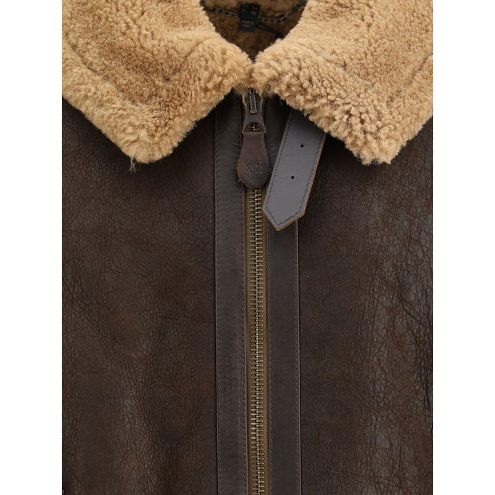 Belstaff Brown Lamb Ovis Aries Aries Clothing