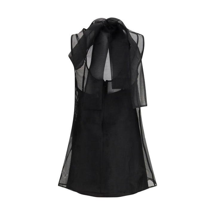 Staud Black Polyester Casual Dress