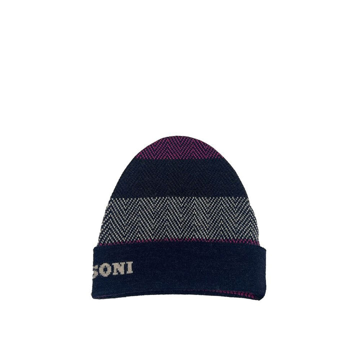 Missoni Blue Wool Beanie