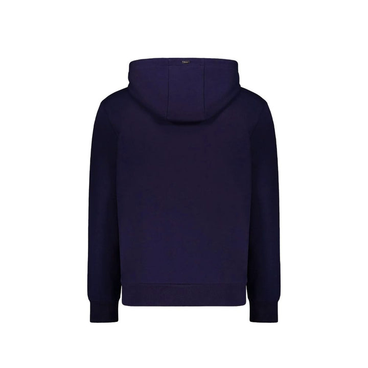 Herno Blue Cotton Sweatshirt