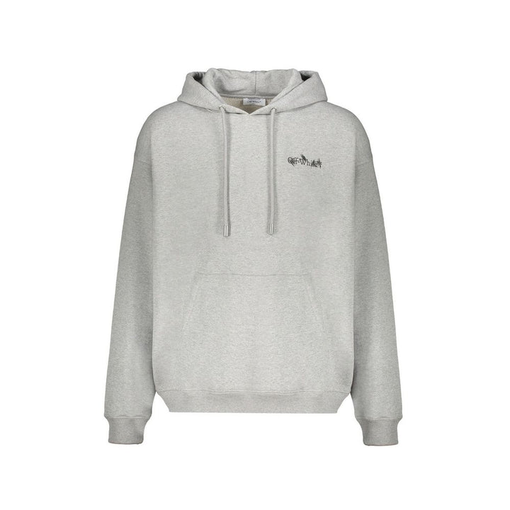 Off-White Gray Cotton Sweatshirt