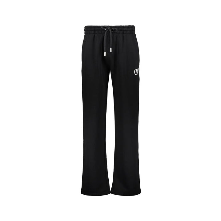 Off-White Black Cotton Athletic Pants