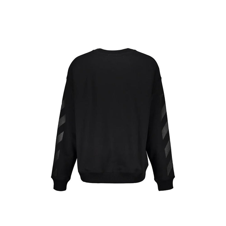 Off-White Black Cotton Sweatshirt
