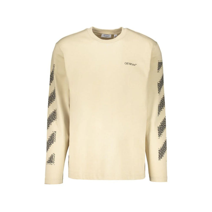 Off-White Beige Cotton Sportswear