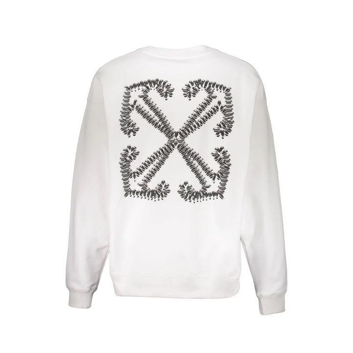 Off-White White Cotton Sweatshirt