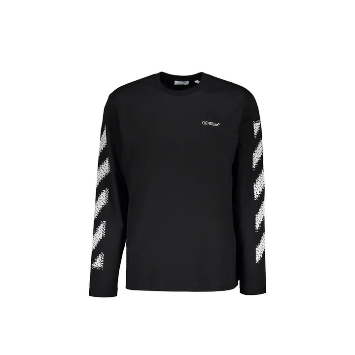 Off-White Black Cotton Sweatshirt