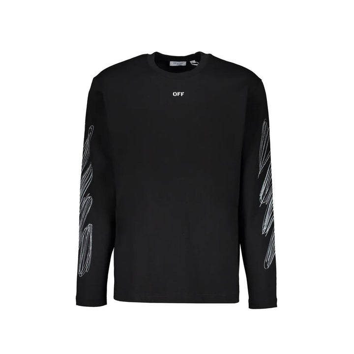 Off-White Black Cotton Sportswear
