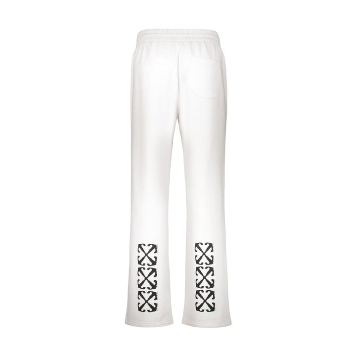 Off-White White Cotton Athletic Pants