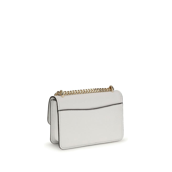 Michael Kors White Calf Leather Bos Taurus Wallet
