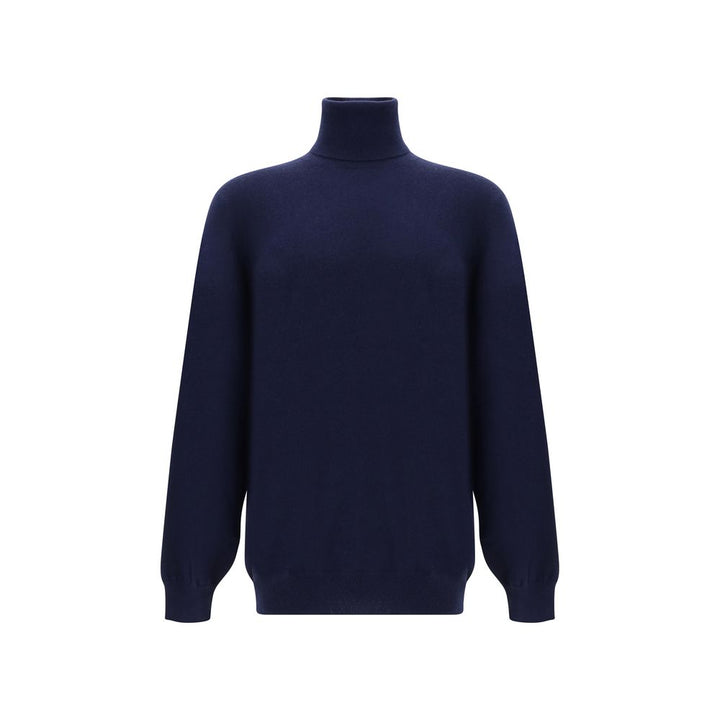 Brunello Cucinelli Blue Cashmere Cashmere Sweater