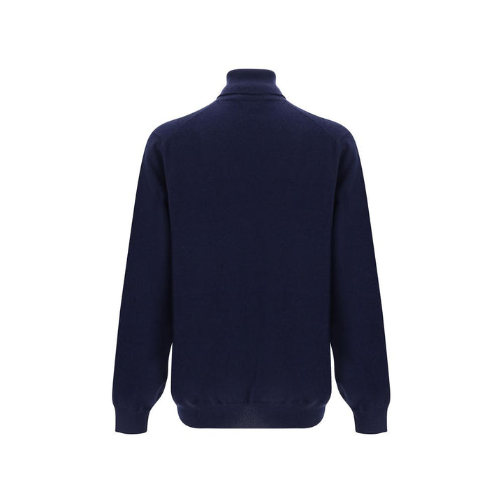 Brunello Cucinelli Blue Cashmere Cashmere Sweater