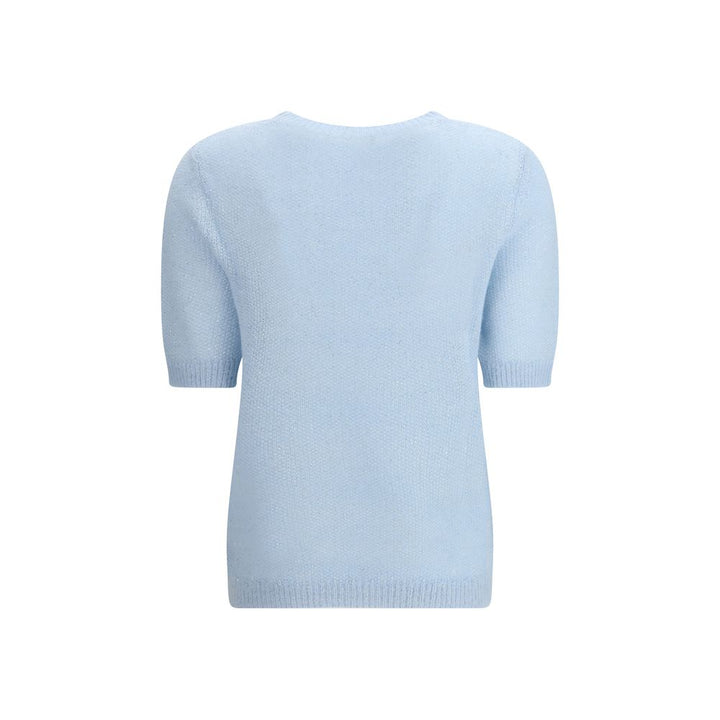 Fabiana Filippi Light Blue Polyester Sweatshirt