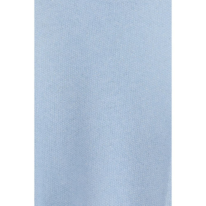 Fabiana Filippi Light Blue Polyester Sweatshirt