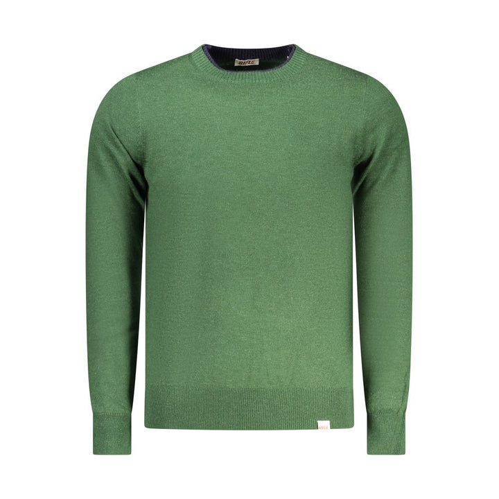Rifle Verde Polyester Mens Sweater