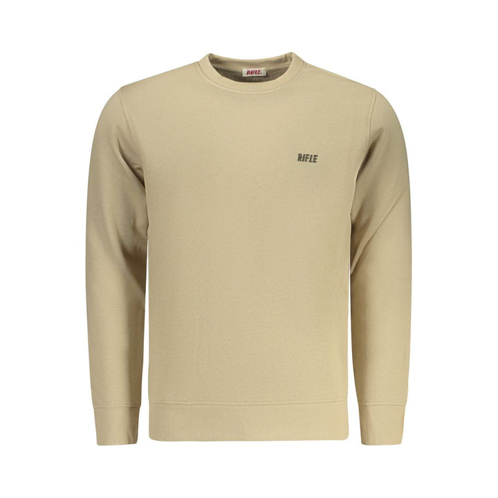 Rifle Beige Cotton Men's Sweatshirt