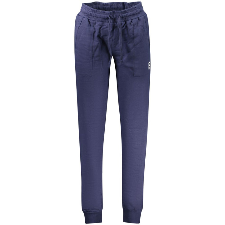 Laura Biagiotti Blue Cotton Joggers (Workout Pants)