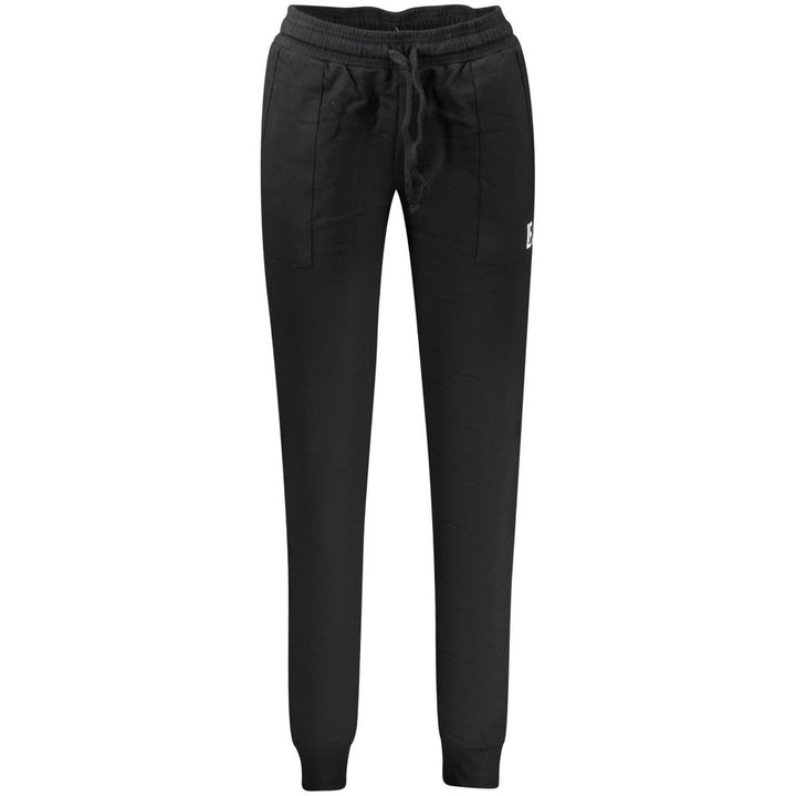 Laura Biagiotti Black Cotton Joggers (Workout Pants)